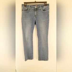 NYDJ Classic Blue Straight Leg Women's Jeans petite 12